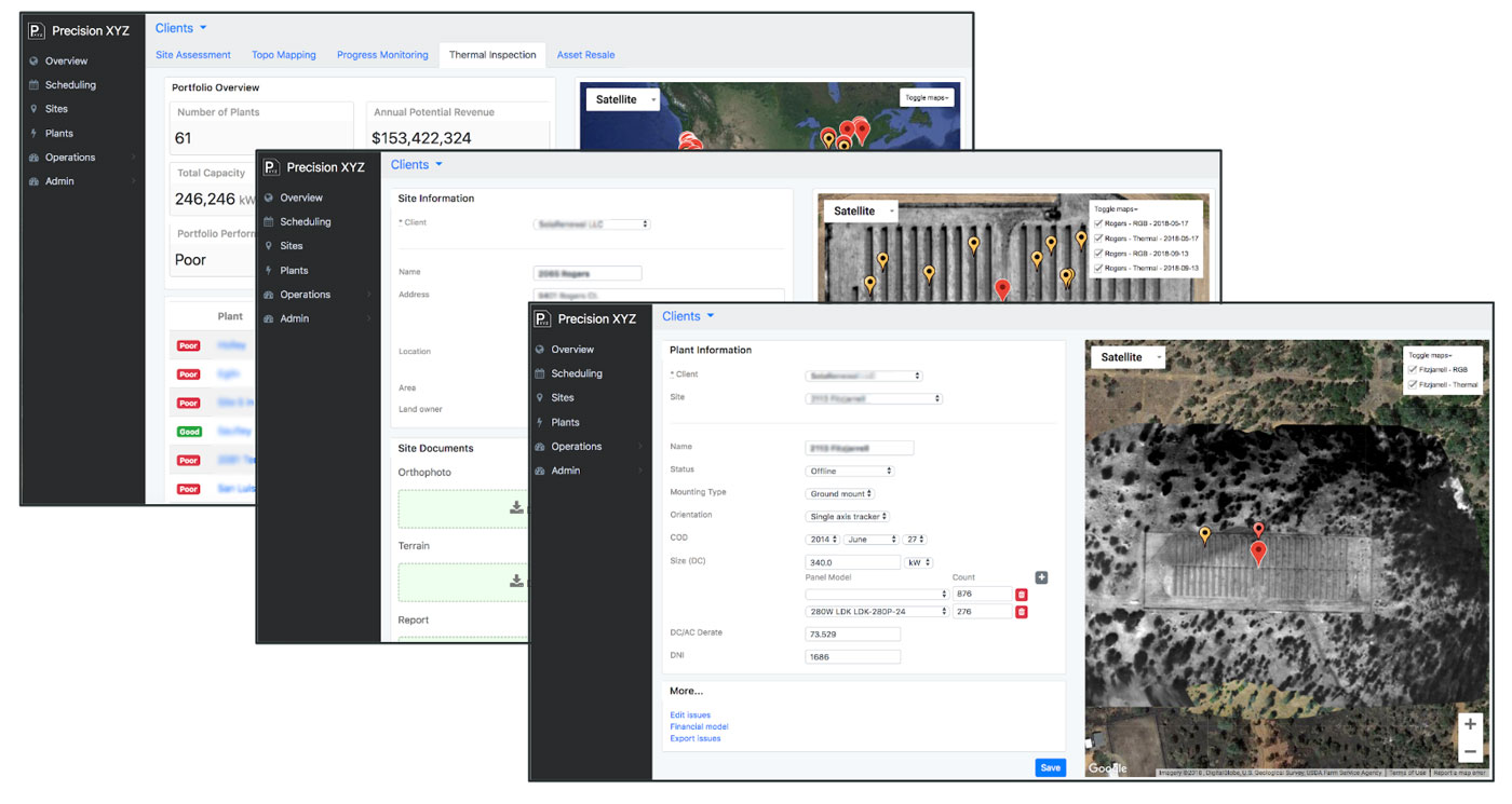 solar development drone survey